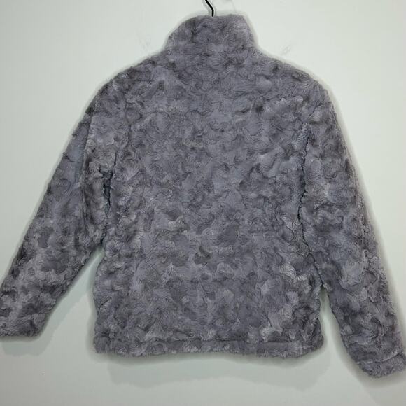 The North Face Reversible Fleece Lined Full Zip Jacket Girls Size L (14/16) - Picture 10 of 15